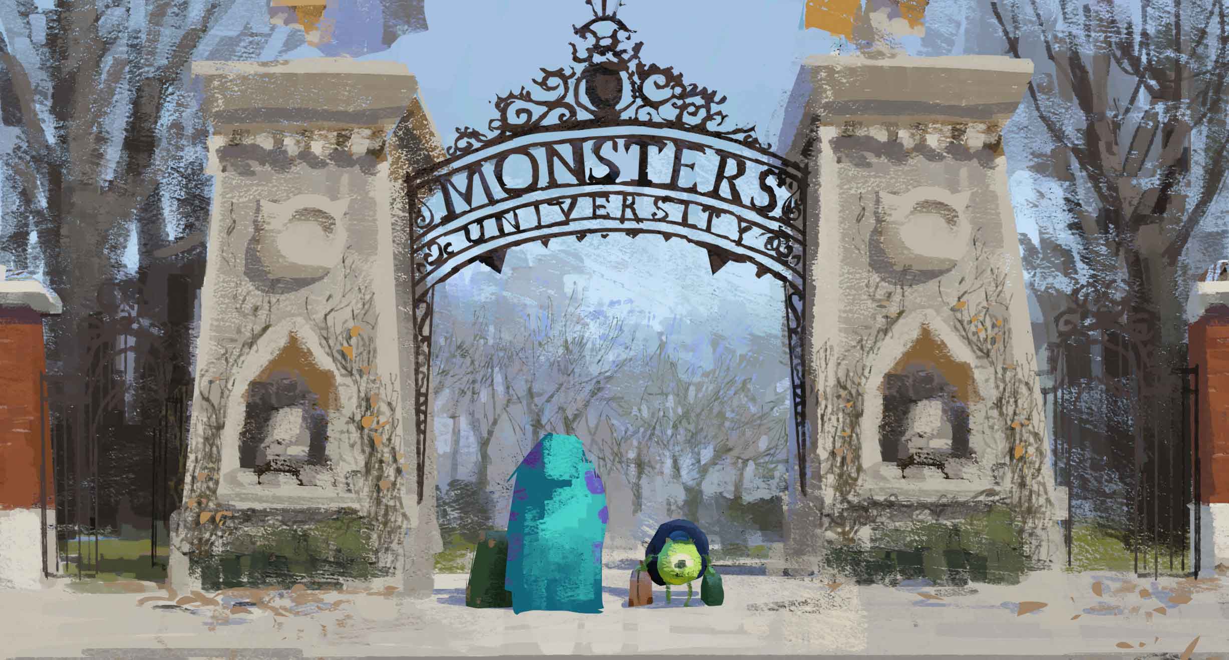 Daisuke "Dice" Tsutsumi, Moment Painting: Expelled, Monsters University, 2013.출처:동대문 디자인 플라자(DDP) 홈페이지(http://www.ddp.or.kr)