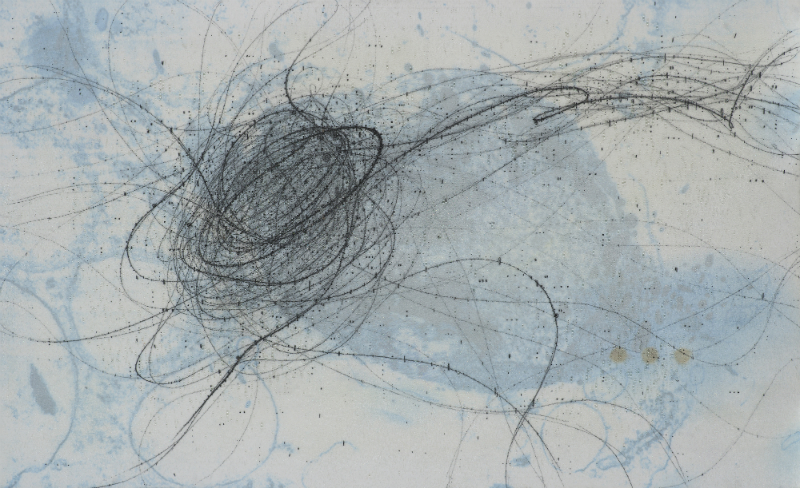 ▲이강욱, 《Invisible Space-14024》, 규모 90x145cm, Mixed Media on canvas, 2014