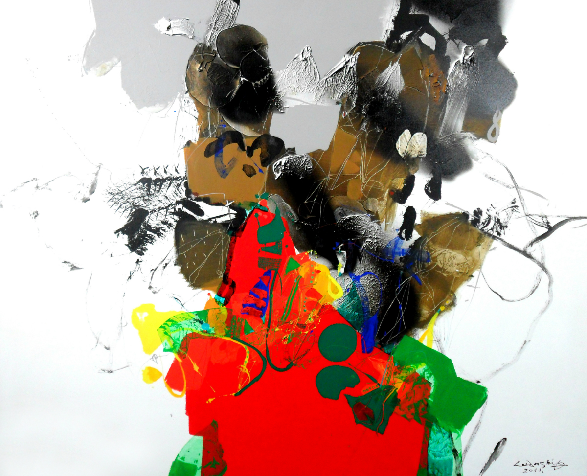 ▲이두식, 《잔칫날(Festival)》, 130.3x162.2cm, Acrylic on Canvas, 2011.