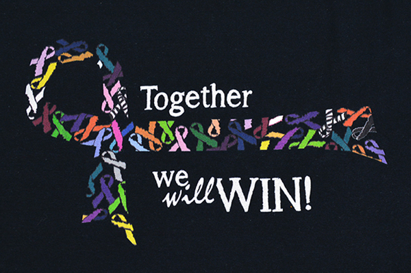 ▲Together We Will Win2 Ribbon T-shirts 로고