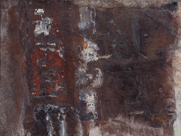 남관, <동색(銅色)의 풍경>, 46.5×60cm, 유화, 1964년
