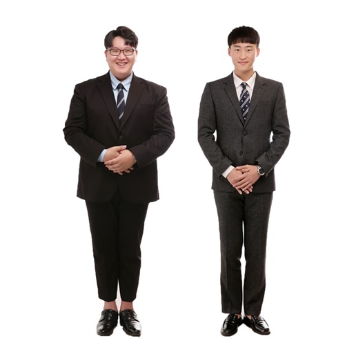 ▲차진영(바이오화학3) 정후보(왼쪽), 안정현(조선해양3) 부후보(오른쪽)