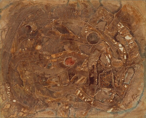 ▲문신, '알타미라의 인상', 1966, 캔버스에 유채와 혼합 재료, 65×80.5cm